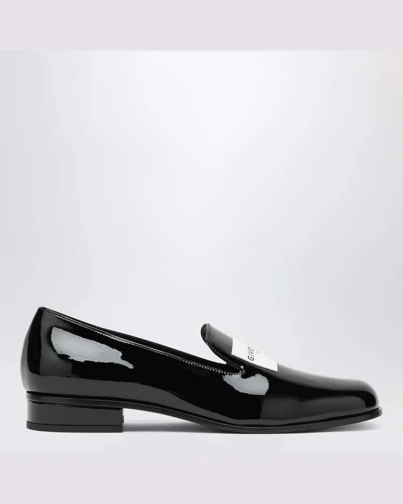Givenchy Schwarze Lackleder-Tuxedo-Loafer Black