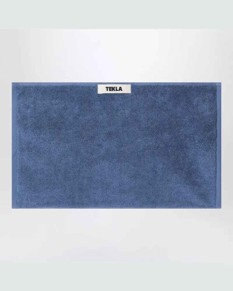 TEKLA Blaues Gästetuch 30x50 cm Blue