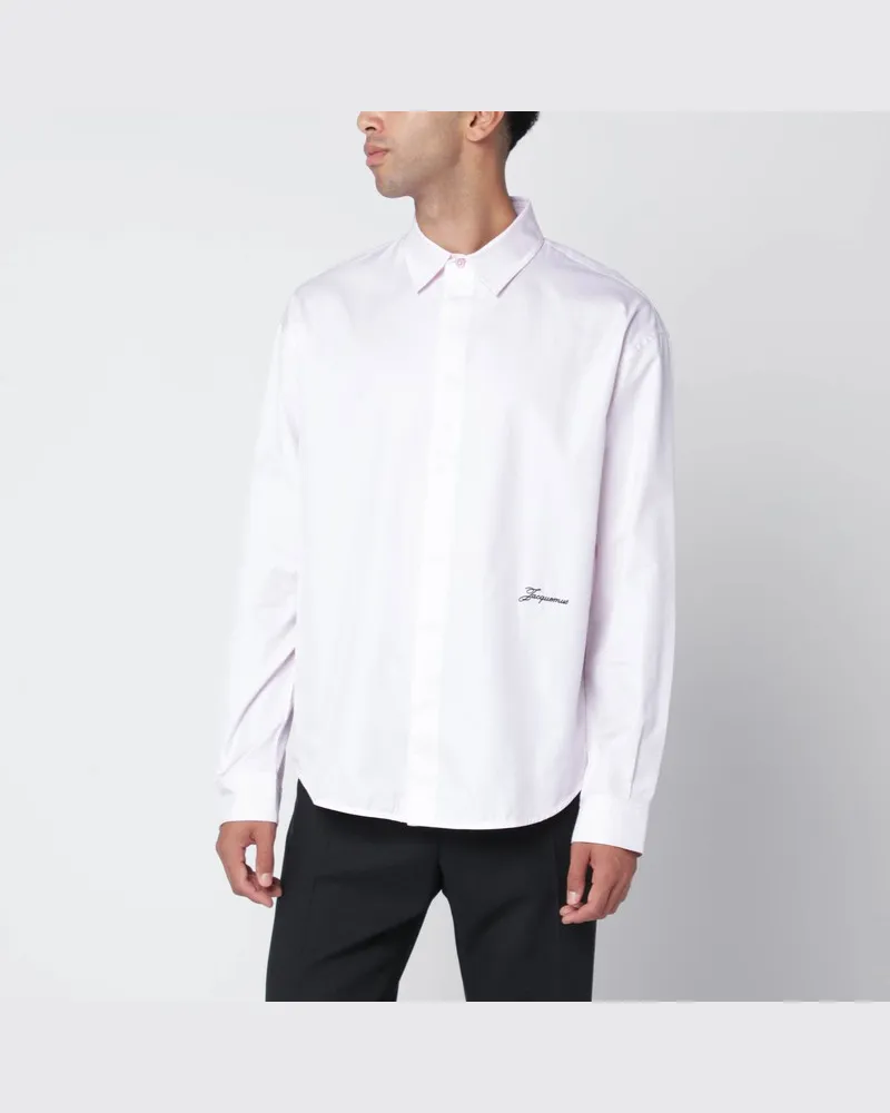 Jacquemus Hellrosa Baumwollhemd Rosa