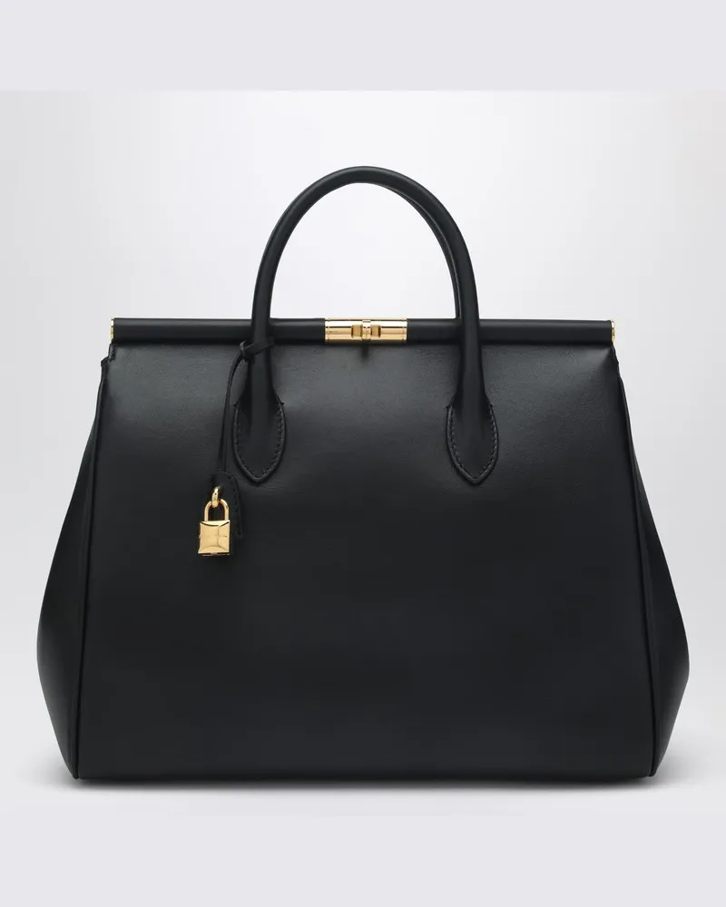 Dolce & Gabbana Schwarze Marlene-Handtasche Schwarz