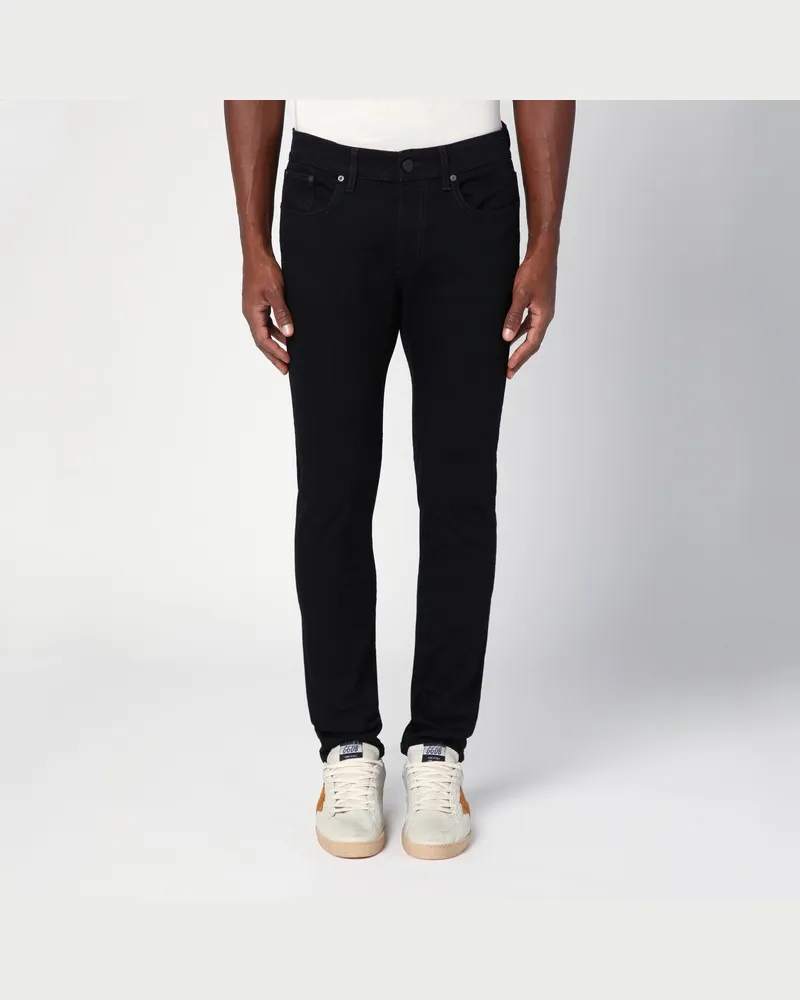 PT TORINO Schwarze Jeans Rock mit schmaler Form Schwarz