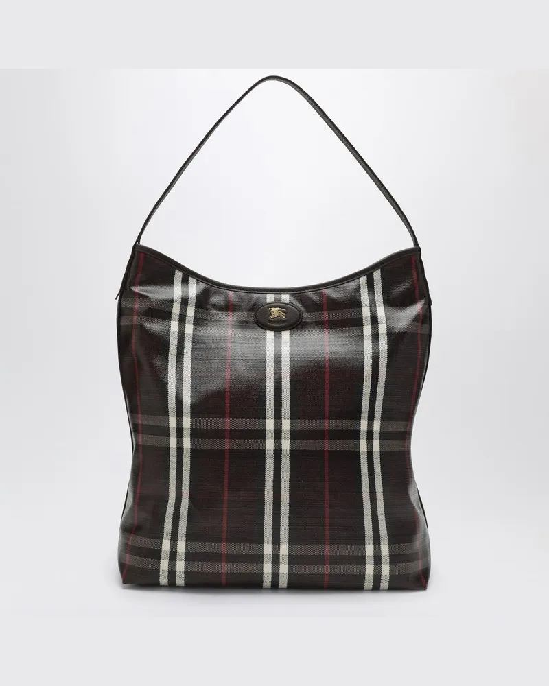Burberry Schultertasche Highlands Durchschnitt Rot