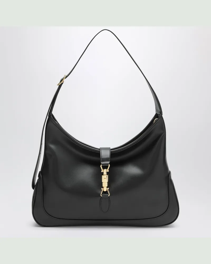 Gucci Jackie 1961 black leather shoulder bag Black