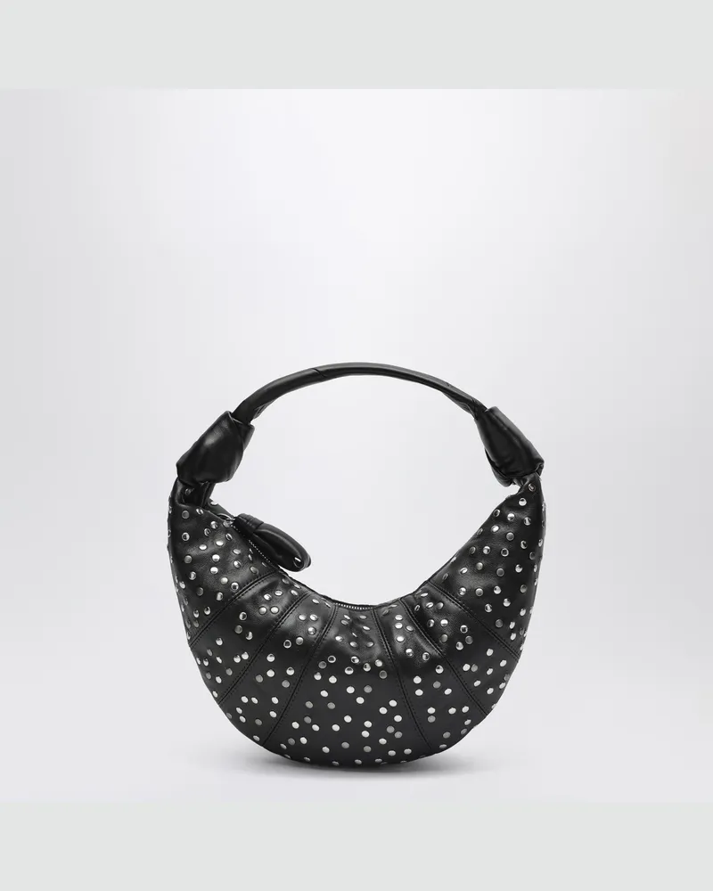Christophe Lemaire Braune Fortune Croissant Bag mit Nieten Brown