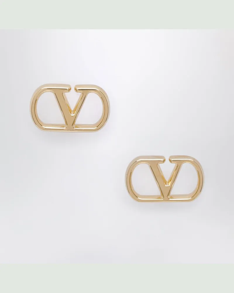Valentino Garavani VLogo Signature Ohrringe aus goldfarbenem Metall Metal