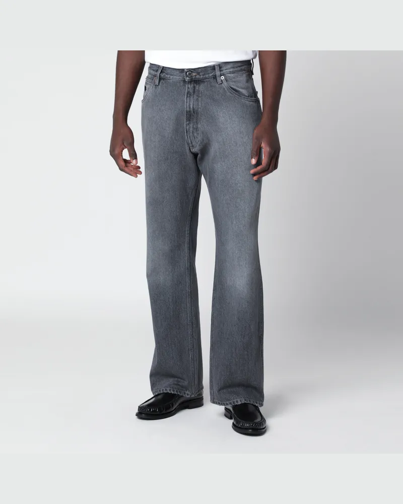 Prada Schwarze Jeans mit verwaschenem Effekt Black