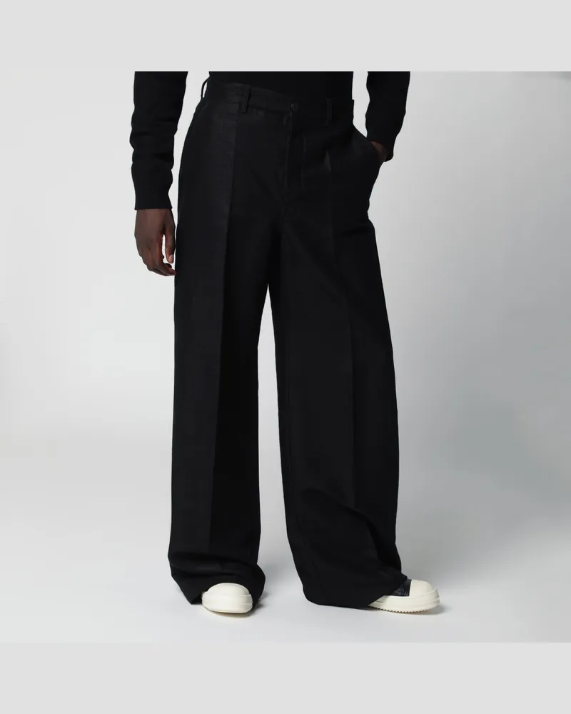 Rick Owens Schwarze Tower Hose Black
