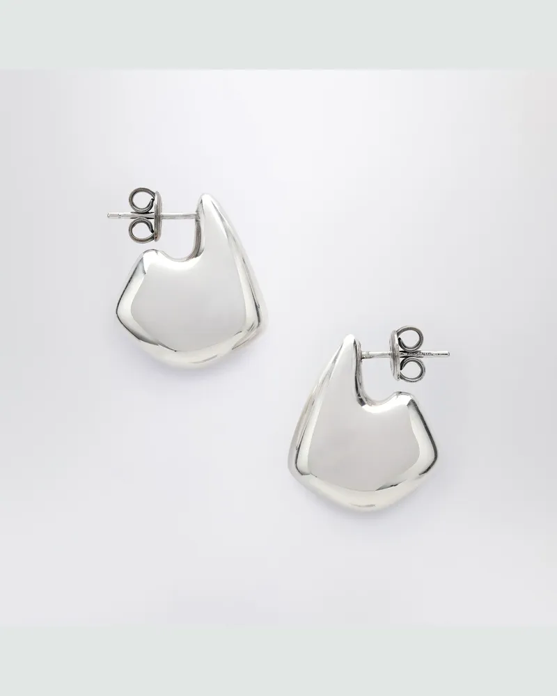 Bottega Veneta Ohrringe Fin mini silber 