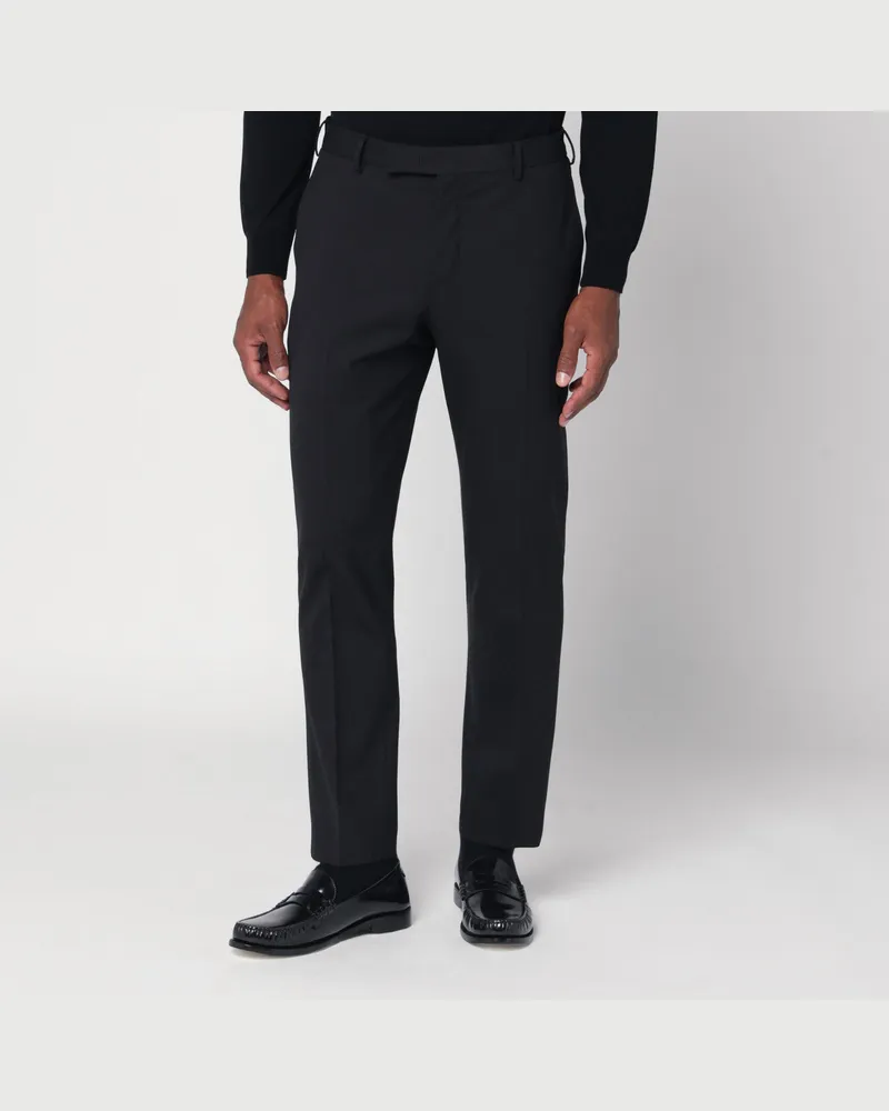 PT TORINO Dieci schwarze Hose Black