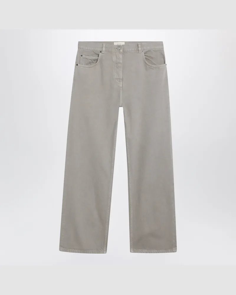 The Row Finbar Jeans aus Baumwoll-Denim in Rauchgrau Grey