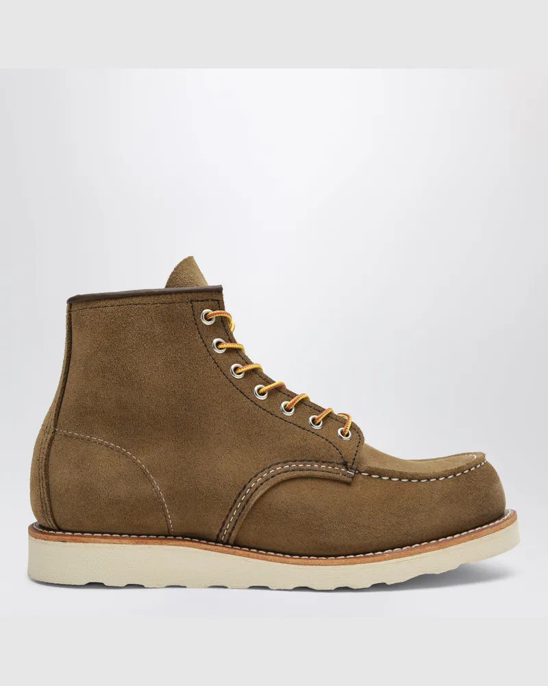 Red Wing Shoes Olive Classic Moc 6-Inch boots in leather Green