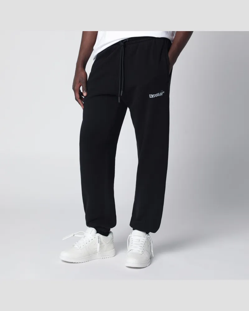 OFF-WHITE Heraldic Arrow Jogginghose schwarz Black