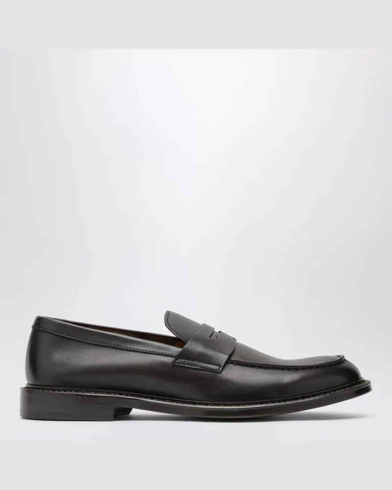 Doucal´s Braune Penny-Loafer aus Leder Brown