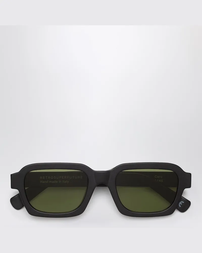 RETROSUPERFUTURE Schwarze Sonnenbrille Caro Schwarz