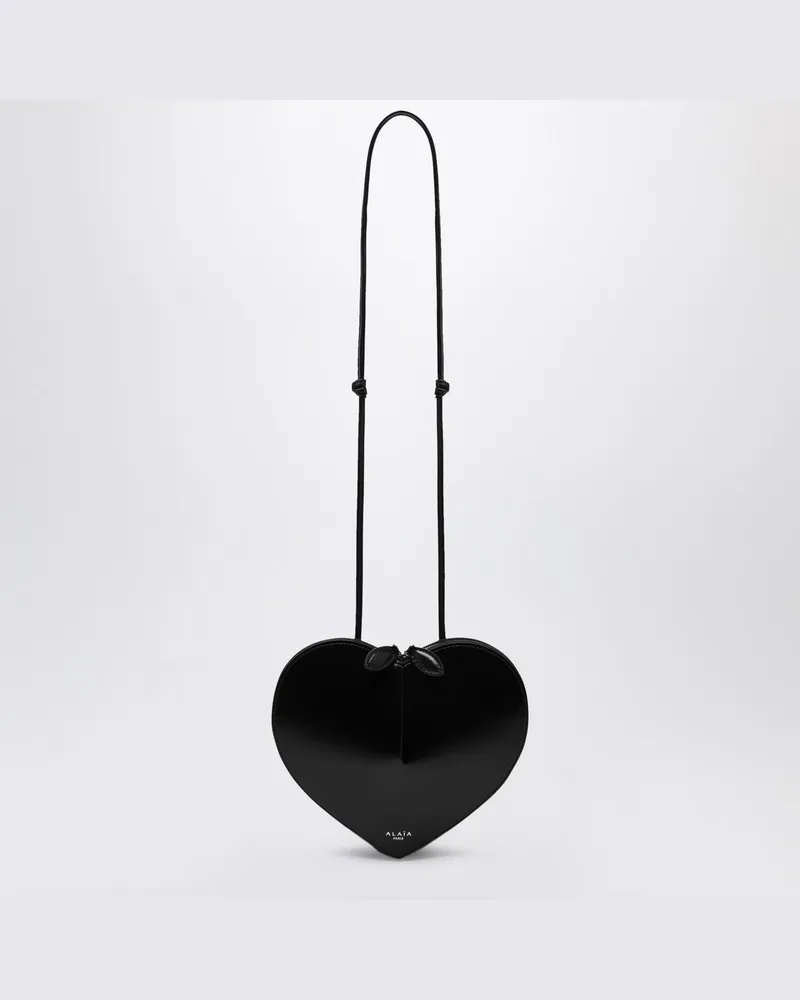 Alaïa Schwarze Tasche Le Coeur aus Leder Schwarz