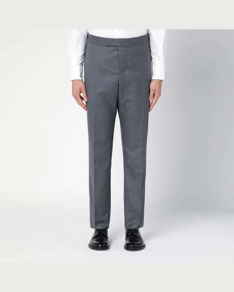 Thom Browne Graue Hose aus Wolle Grau