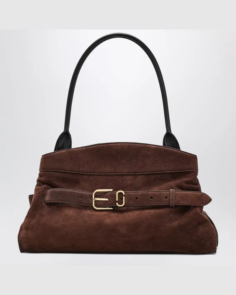 Marc Jacobs Dakota Tasche aus Wildleder Dark Brown Brown