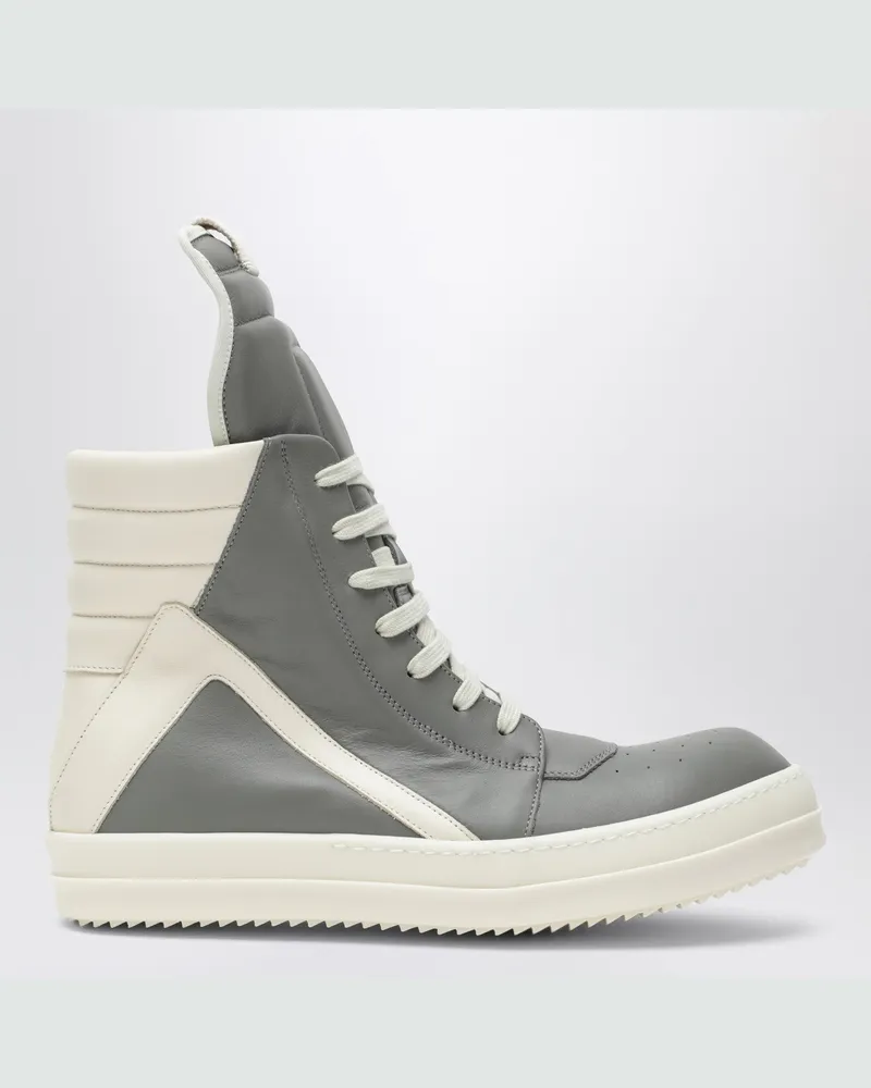 Rick Owens Geobasket Sneaker in Taupe/Milchweiß Brown