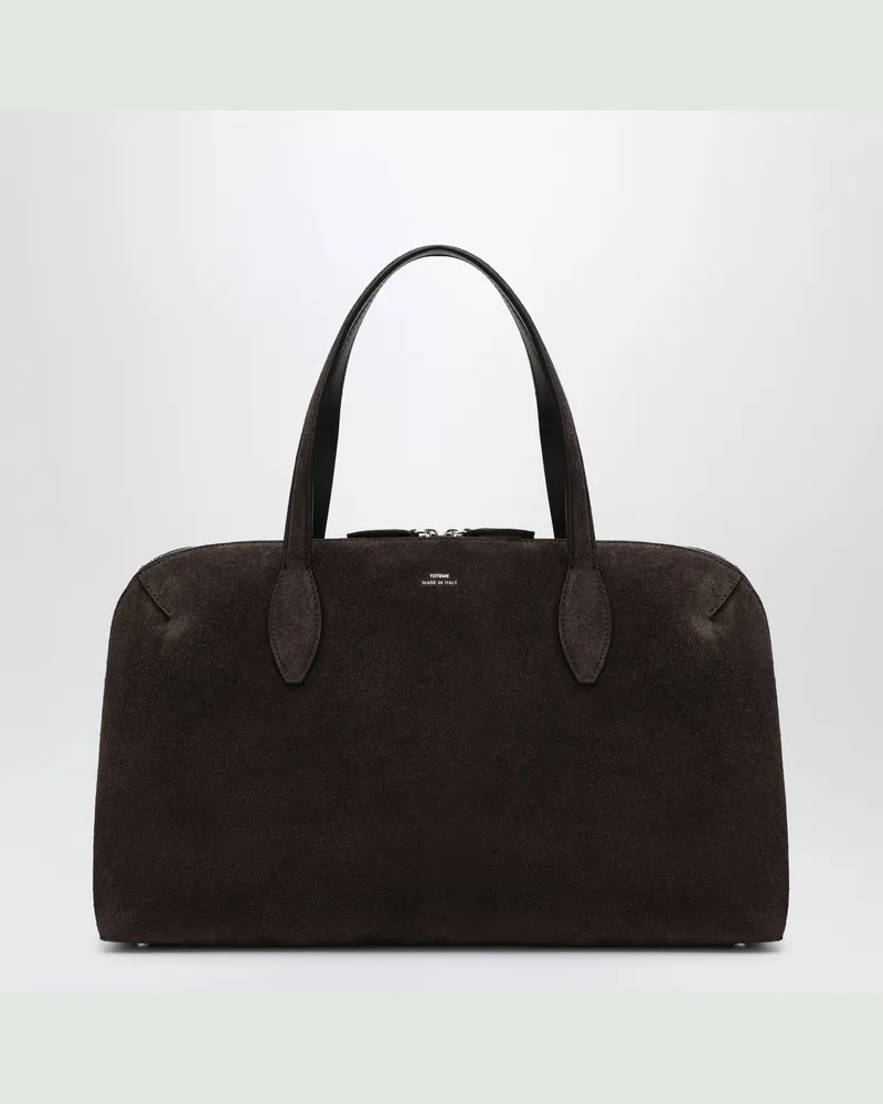 Totême Mittelbraune Wildledertasche Brown