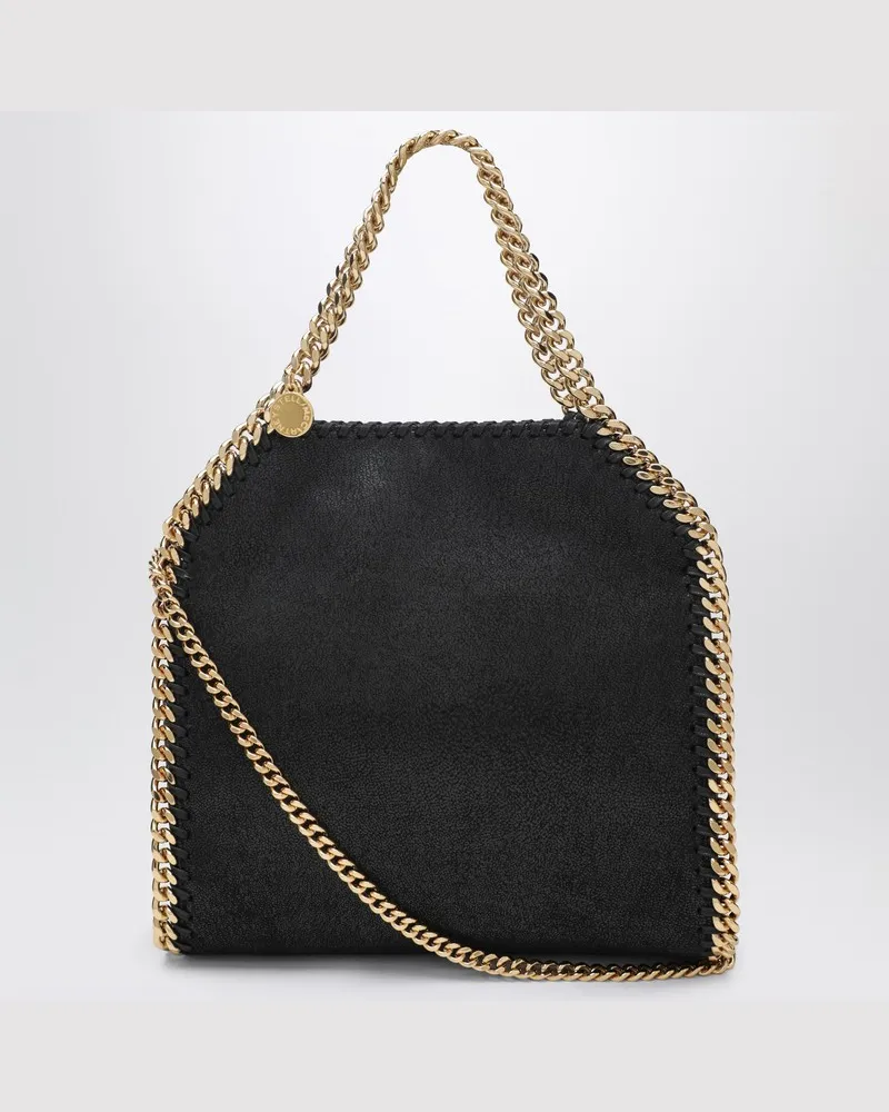 Stella McCartney Tasche Falabella Mini Tote schwarz/gold Schwarz