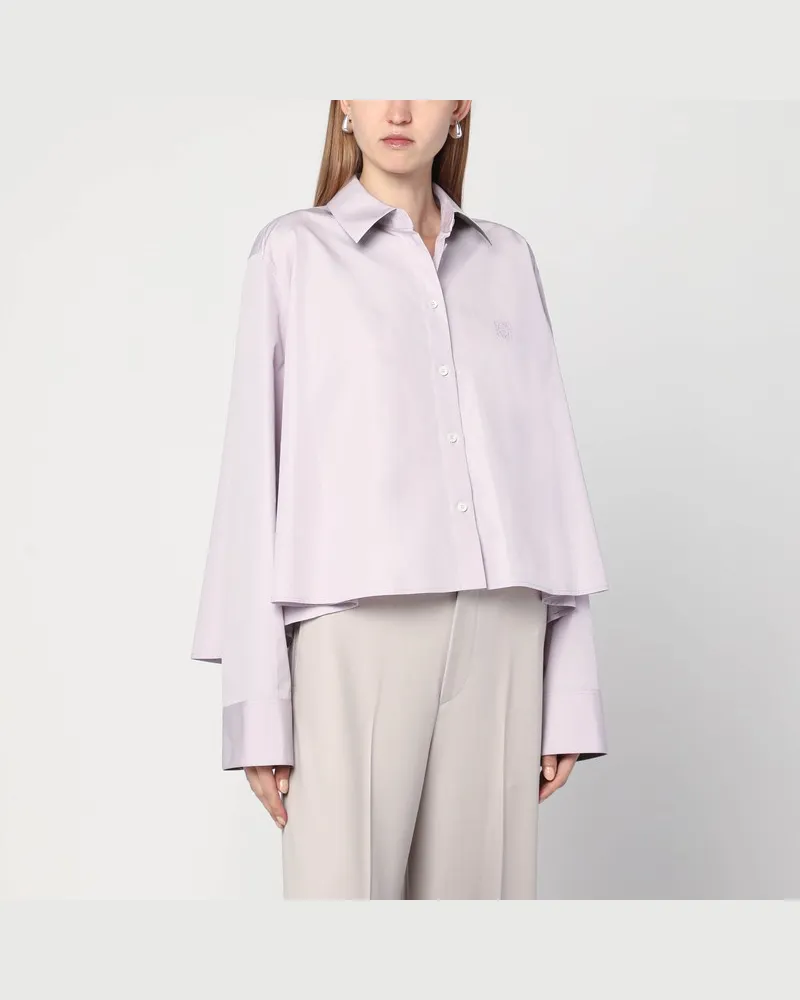 Loewe Lila A-Linien-Hemd aus Baumwolle Violett