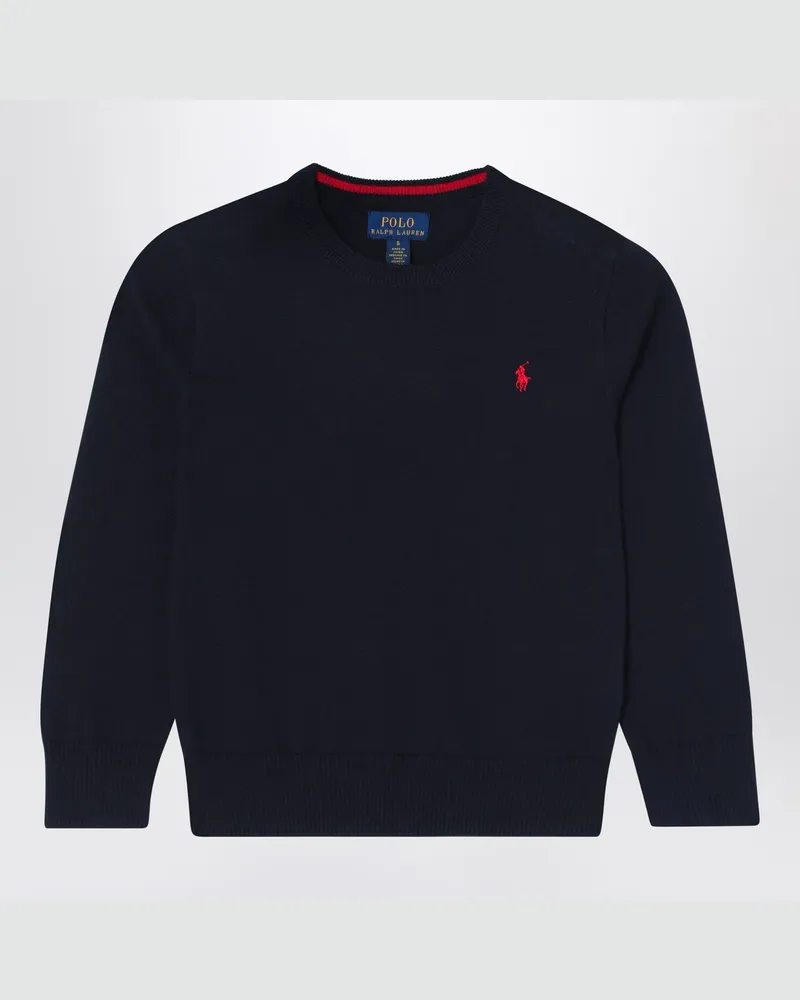 Ralph Lauren Marineblauer Pullover aus Baumwolle Blue