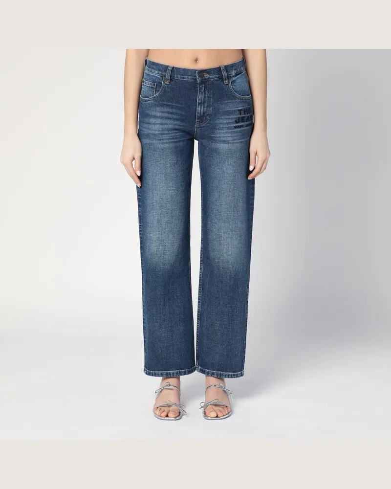 Marc Jacobs Blaue Jeans mit Washed-Effekt Blau