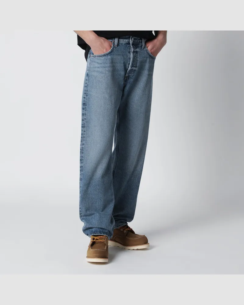 AGOLDE Blaue Friction Jeans aus regeneriertem Denim Light