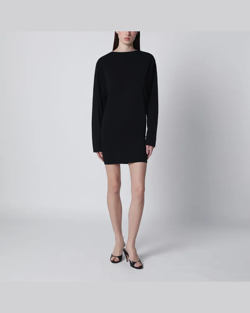 Jacquemus Schwarzes Mistral-Kleid Black