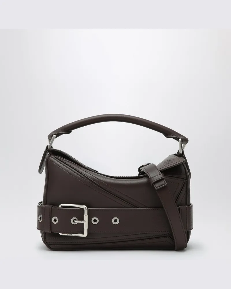 Loewe Puzzle Biker kleine Tasche dunkel Brownie Braun
