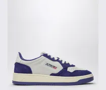 Sneaker Medalist weiß/lila aus Wildleder