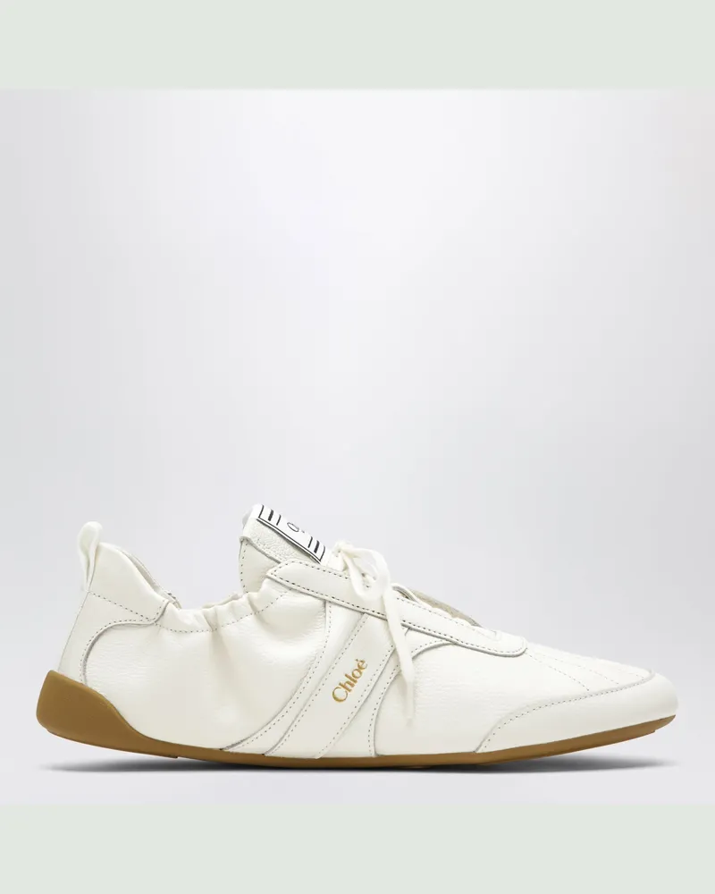 Chloé Weiße  Kick Sneaker aus Leder White