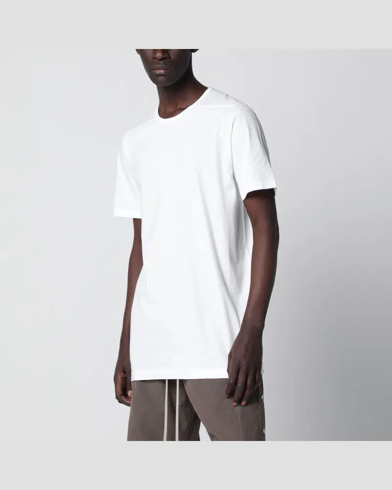 DRKSHDW by Rick Owens Temple Level T-Shirt aus Baumwolljersey in Milchweiß White