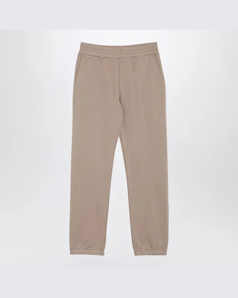 Golden Goose Beigefarbene Jogginghose aus Baumwollgemisch Beige