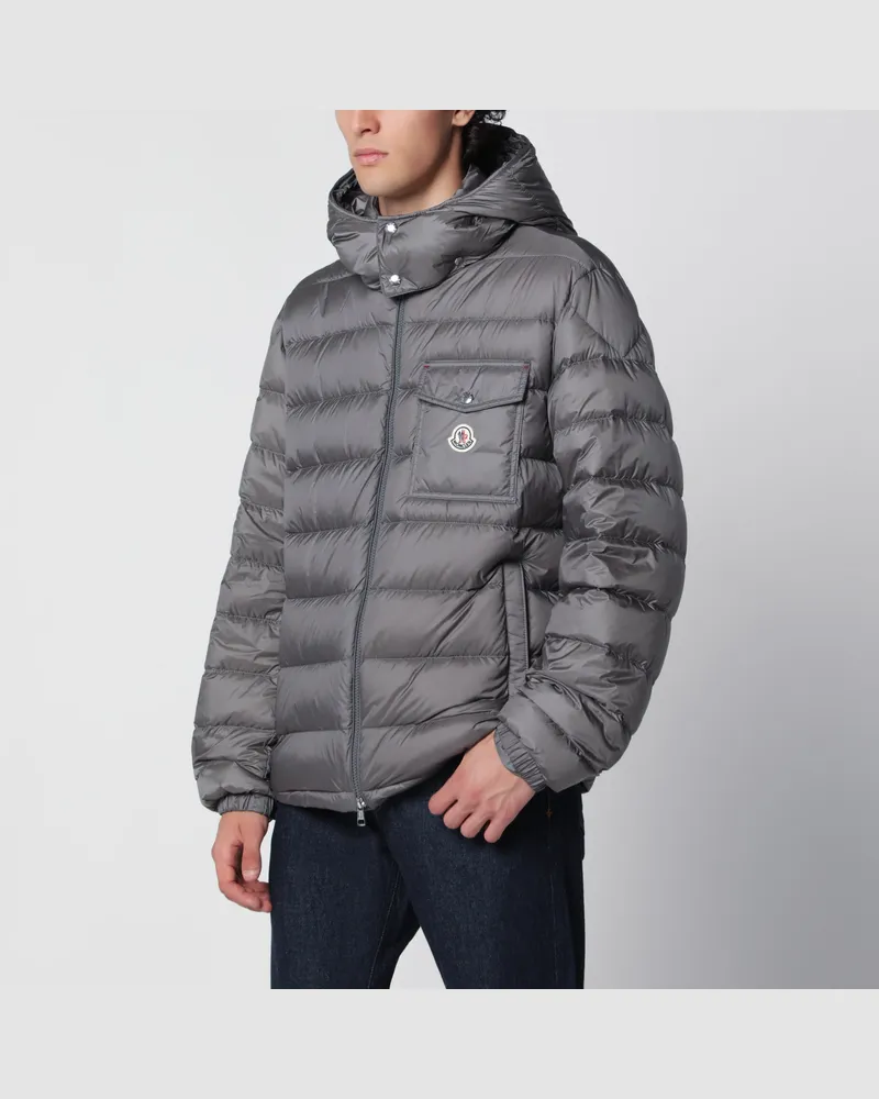 Moncler Kurze Verith Daunenjacke in Grau Grey