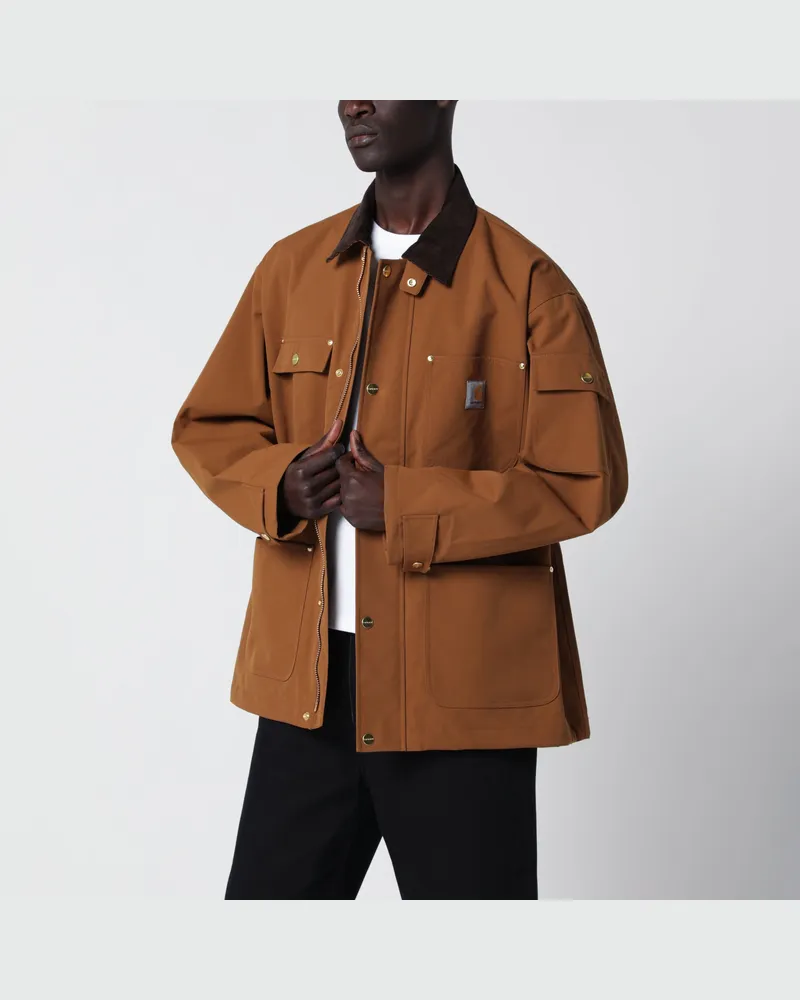 Carhartt WIP Clapton Hemdjacke Hamilton Brown Brown