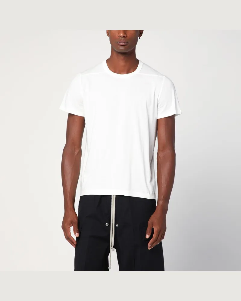 Rick Owens Weißes T-Shirt aus Baumwolle Weiß