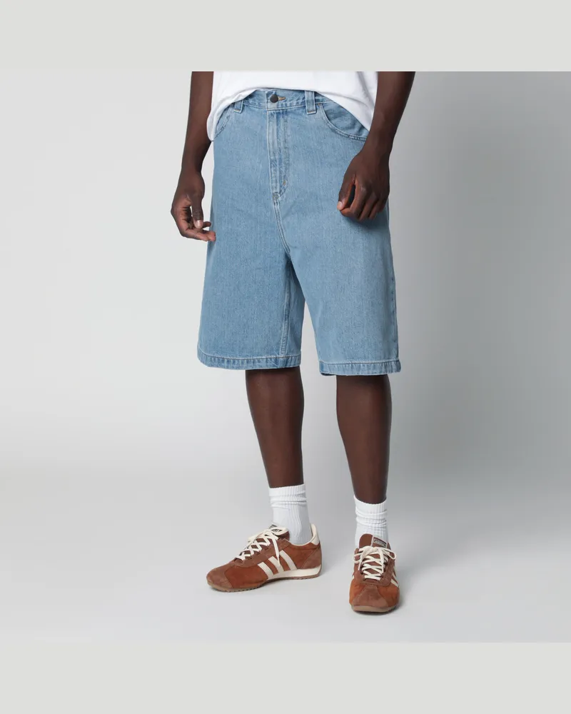 Carhartt WIP Brandon Short Blue/Stone bleached Light
