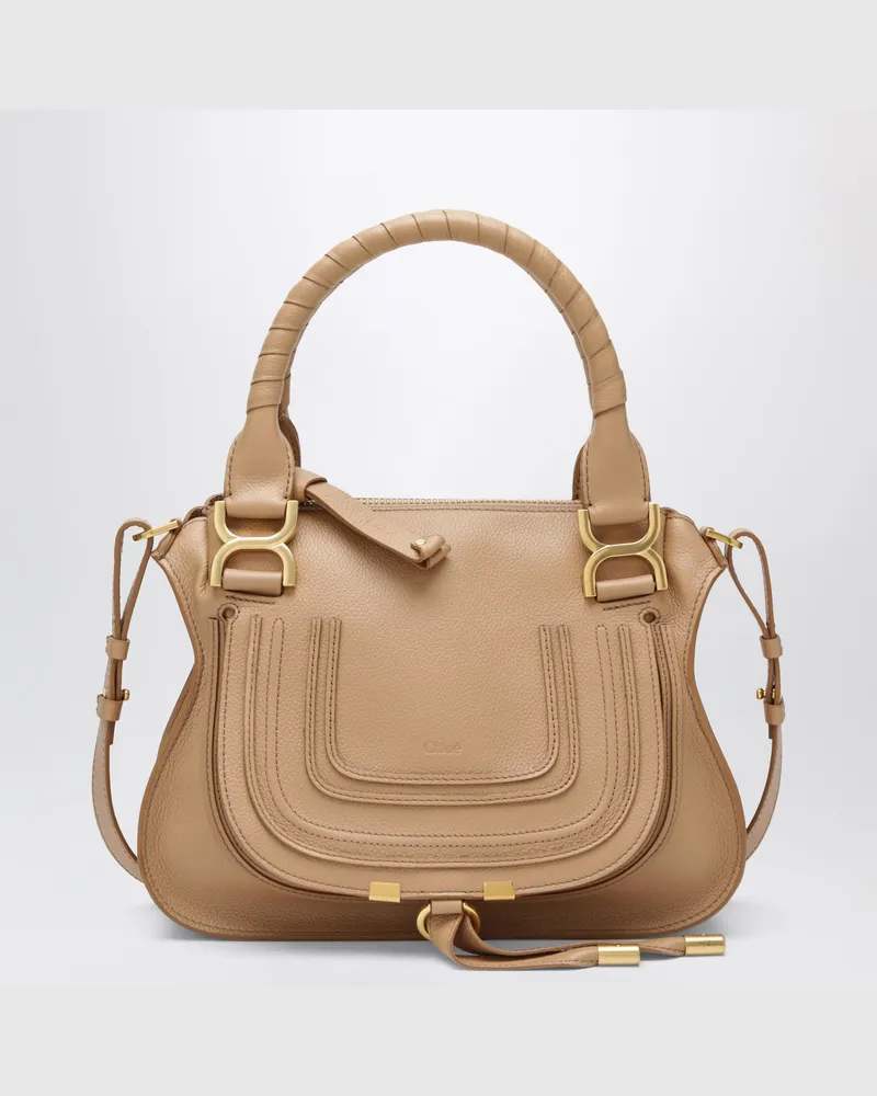 Chloé Kleine hellbraune Marcie Tasche Beige