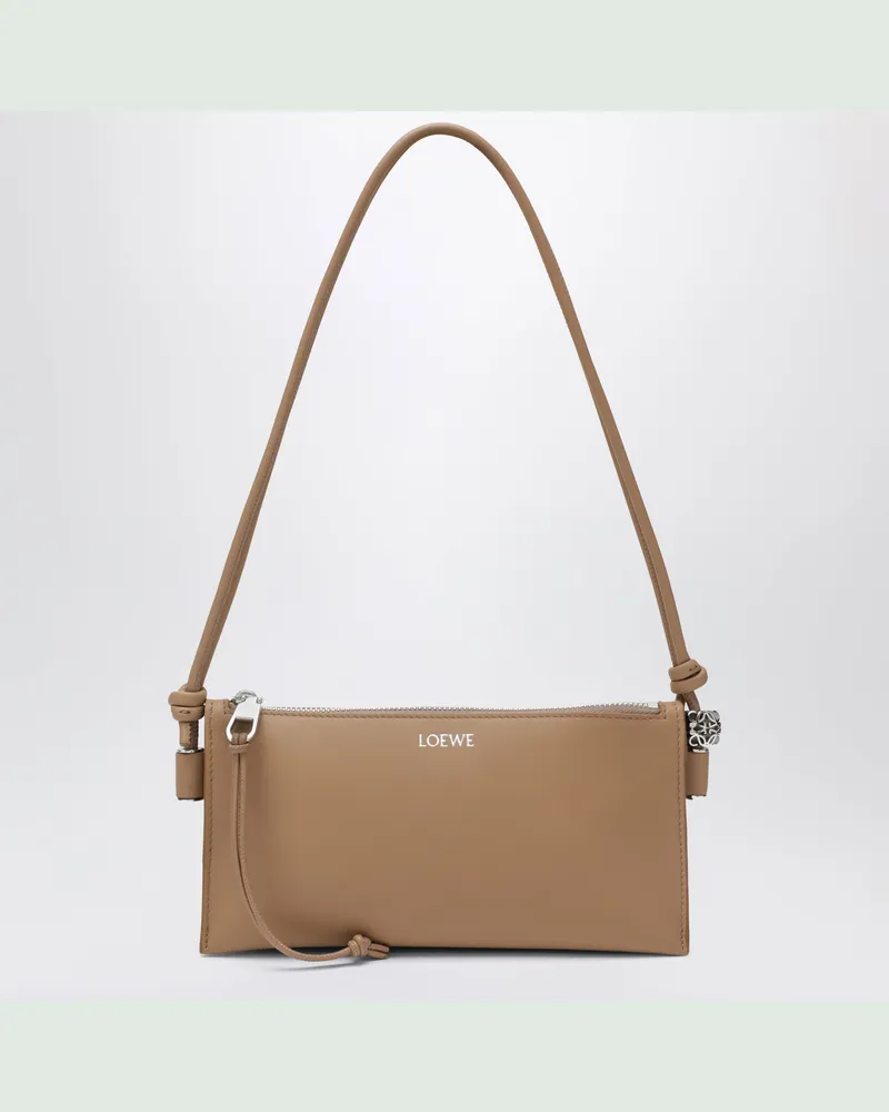Loewe Joya-Pochette aus Kalbsnappaleder Brown