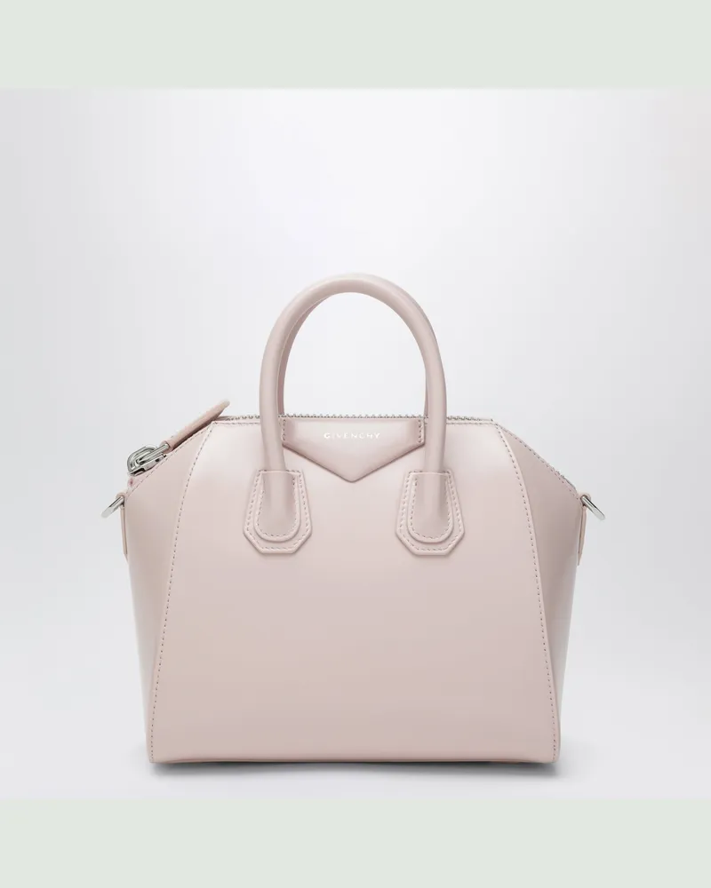 Givenchy Antigona Mini Schultertasche aus Boxleder in Rosa Pink