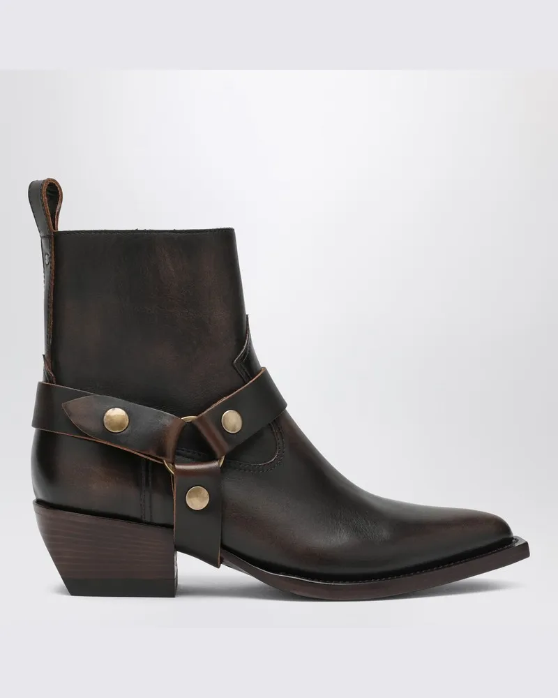 Golden Goose Debbie Stiefel Braun mit abnehmbarer Schnalle Braun