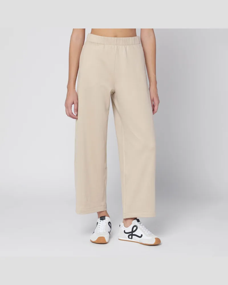 Max Mara Beige Hose aus Seidenmischung Beige