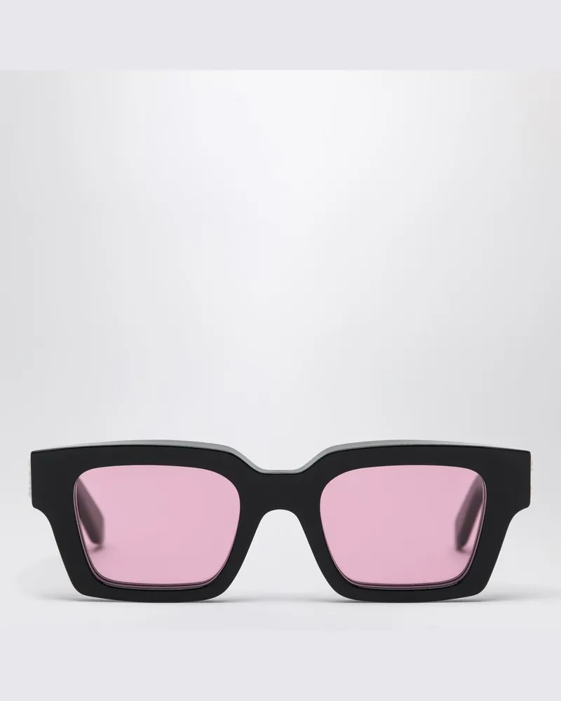 OFF-WHITE Schwarz/rosa Sonnenbrille Virgil Schwarz