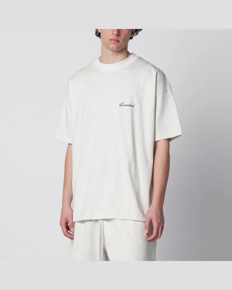 Fear of God Classic T-Shirt aus Baumwolle in Haferfarbe Beige