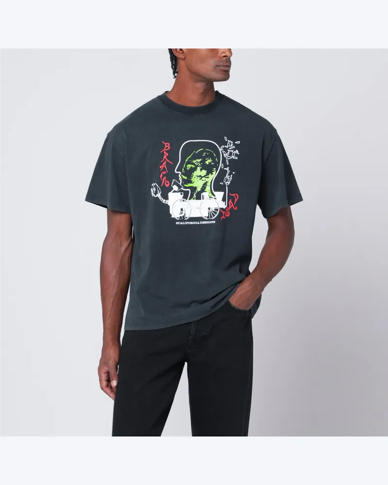 Brain Dead Schwarzes Neuro Free Association T-Shirt Black