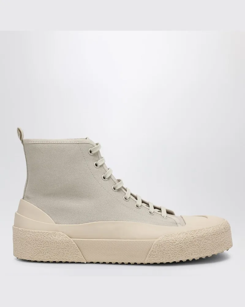 Studio Nicholson Taupefarbener Sneakers aus Canvas Beige