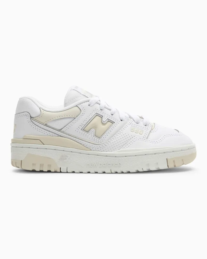New Balance Flacher Sneaker 550 weiß Weiß