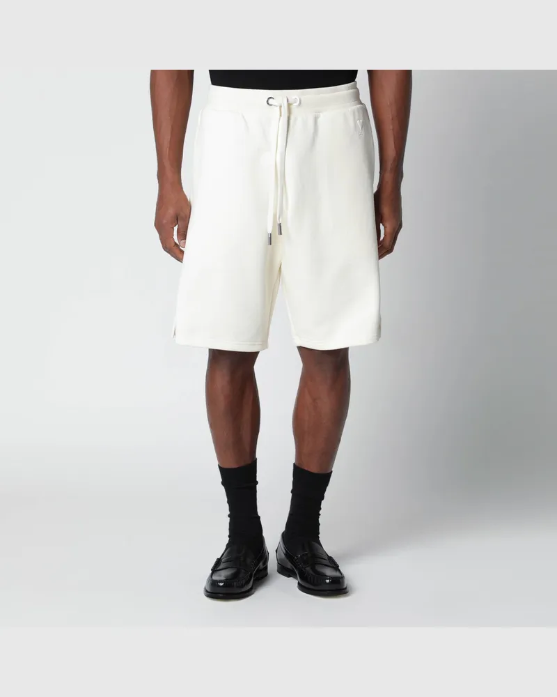 AMI Paris Ami De Coeur Bermudashorts in Weiß White