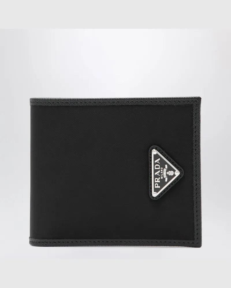 Prada Schwarze Geldbörse aus Re-Nylon Black